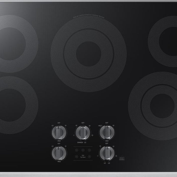 Samsung 30 inch wide Electric Cooktop in Stainless Steel NZ30K6330