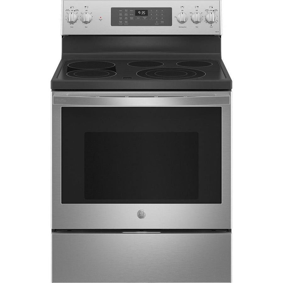 GE Profile - 5.3 cu. ft Electric Range in Stainless - PB935YPFS