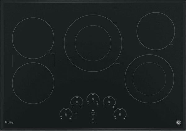 GE Profile 29.75 Electric Cooktop with 5 Burners Finish: Stainless Steel PP9030SJSS