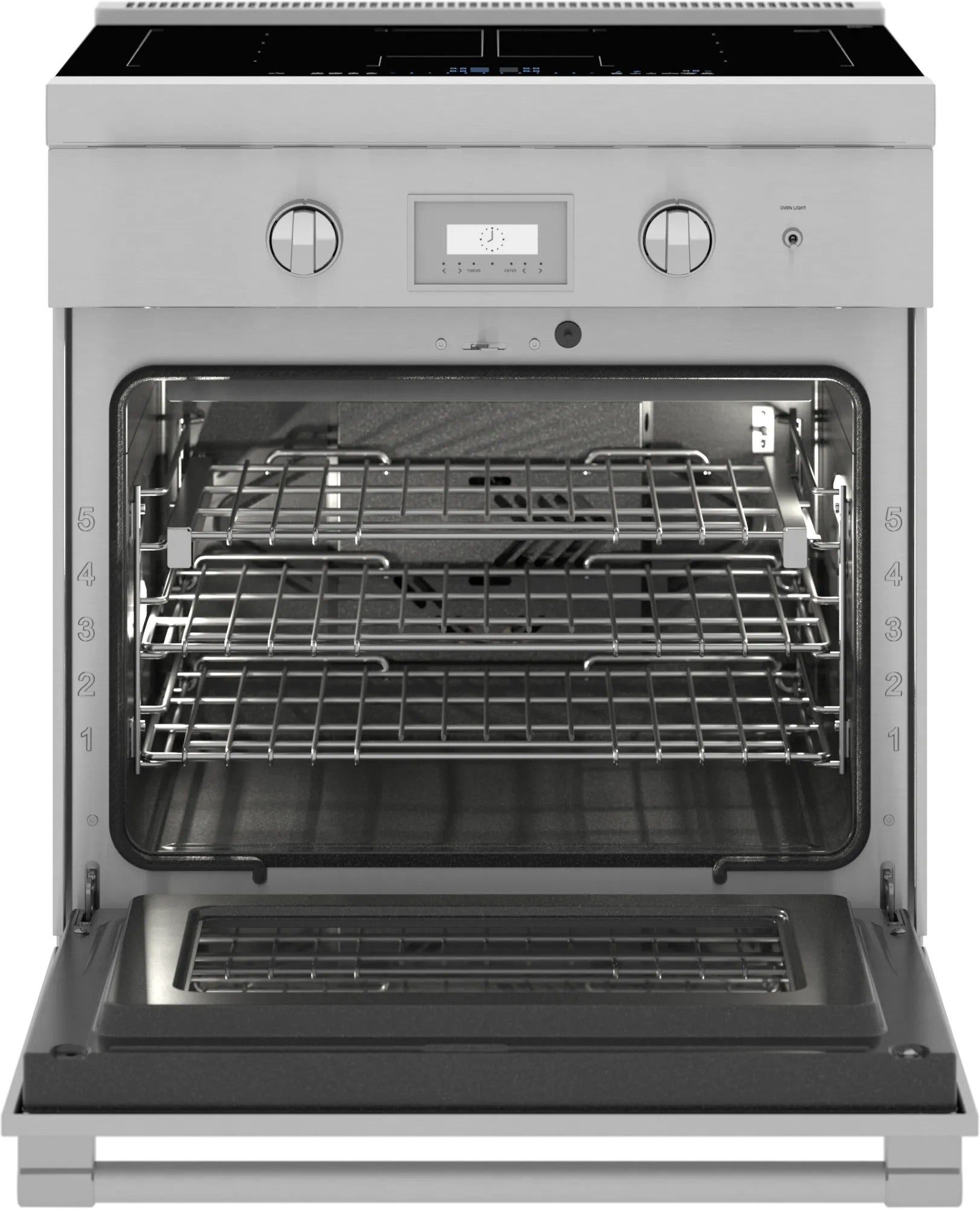 Thermador - 4.4 cu. ft  Induction Range in Stainless - PRI30LBHC