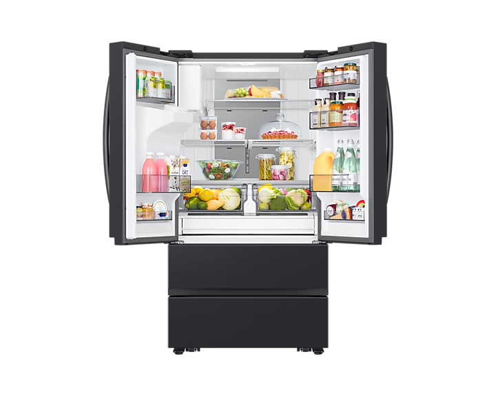 Samsung - 36 Inch 29.8 cu. ft French Door Refrigerator in Black Stainless - RF31CG7400MTAA