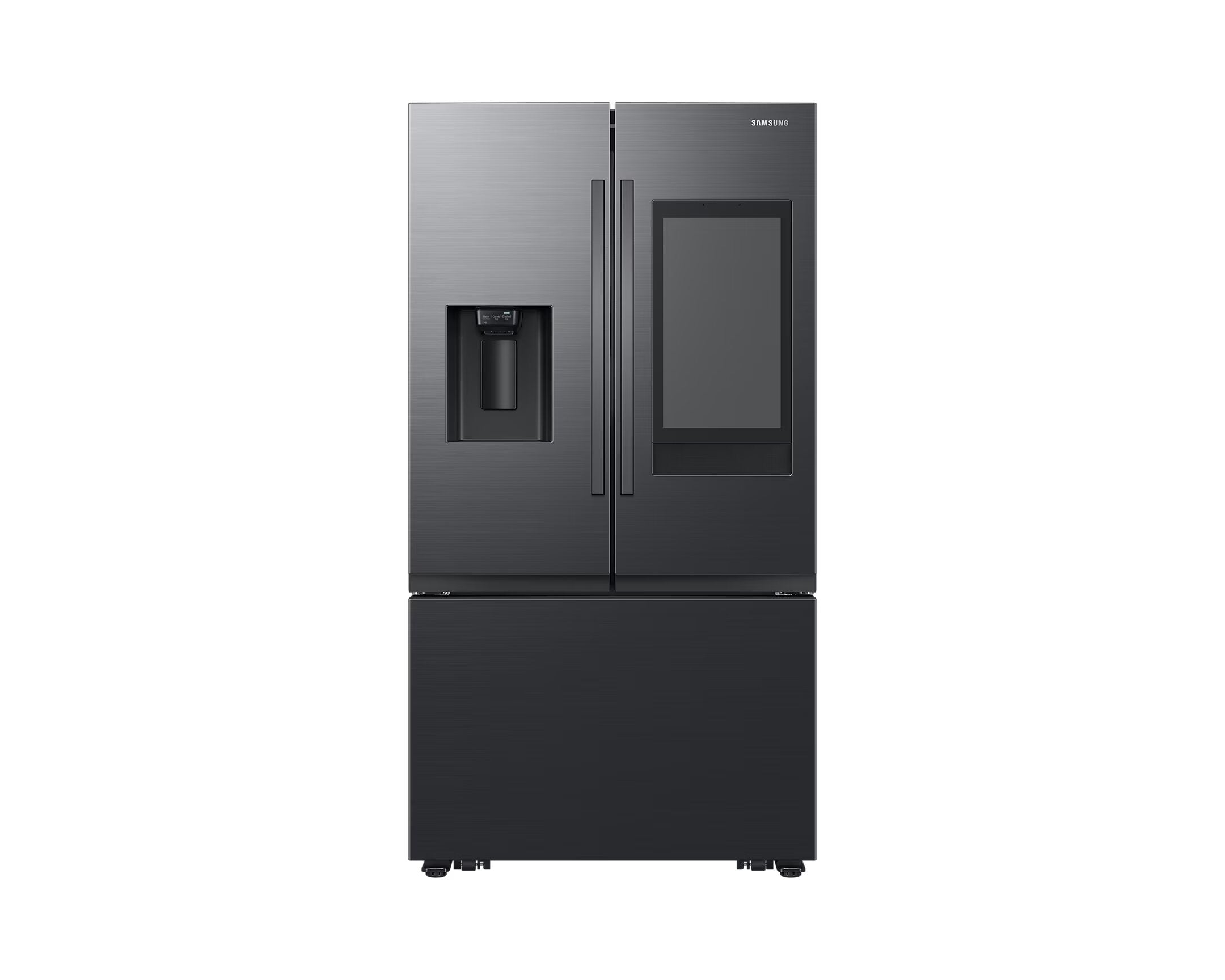 Samsung - 36 Inch 20.8 cu. ft French Door Refrigerator in Black Stainless - RF32CG5900MTAC