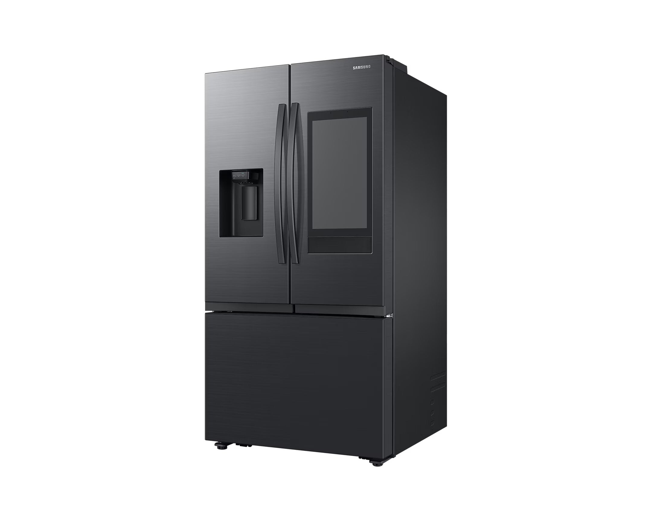 Samsung - 36 Inch 20.8 cu. ft French Door Refrigerator in Black Stainless - RF32CG5900MTAC