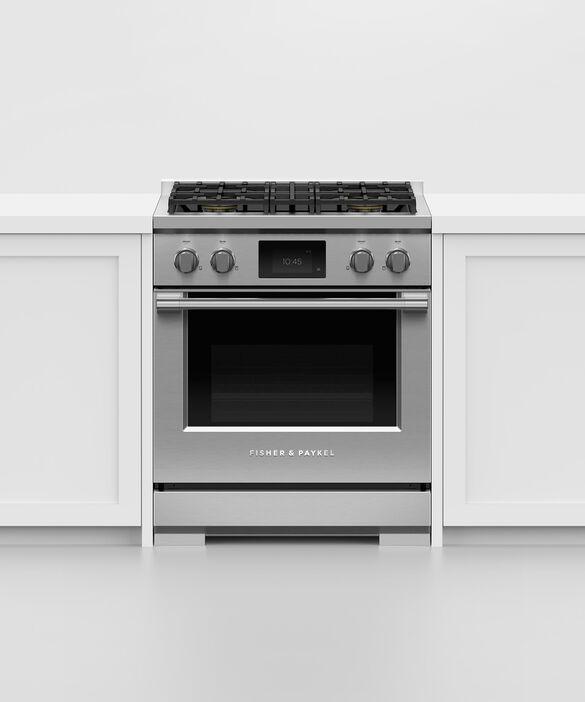 Fisher Paykel - 4 cu. ft  Induction Range in Stainless - RIV3-304