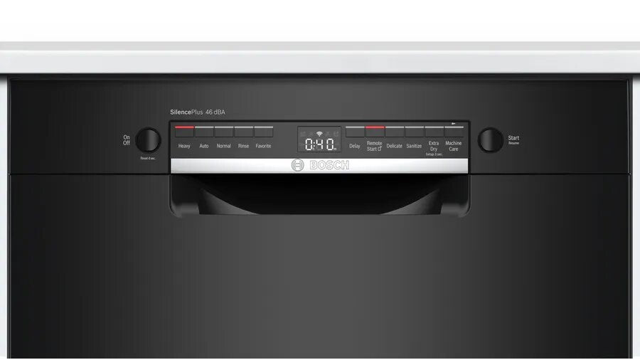 Bosch 46 dBA Built In Dishwasher in Black SGE53C56UC