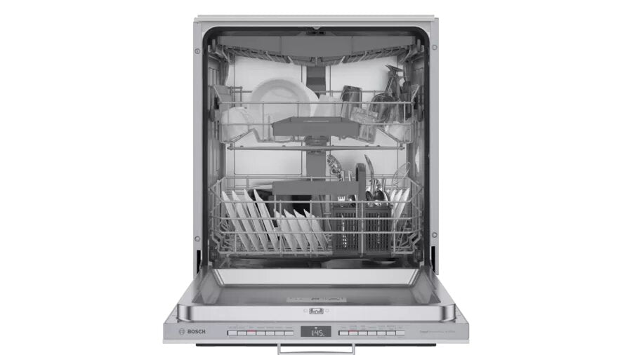 Bosch - 42 dBA Built In Dishwasher in White - SGV78C53UC