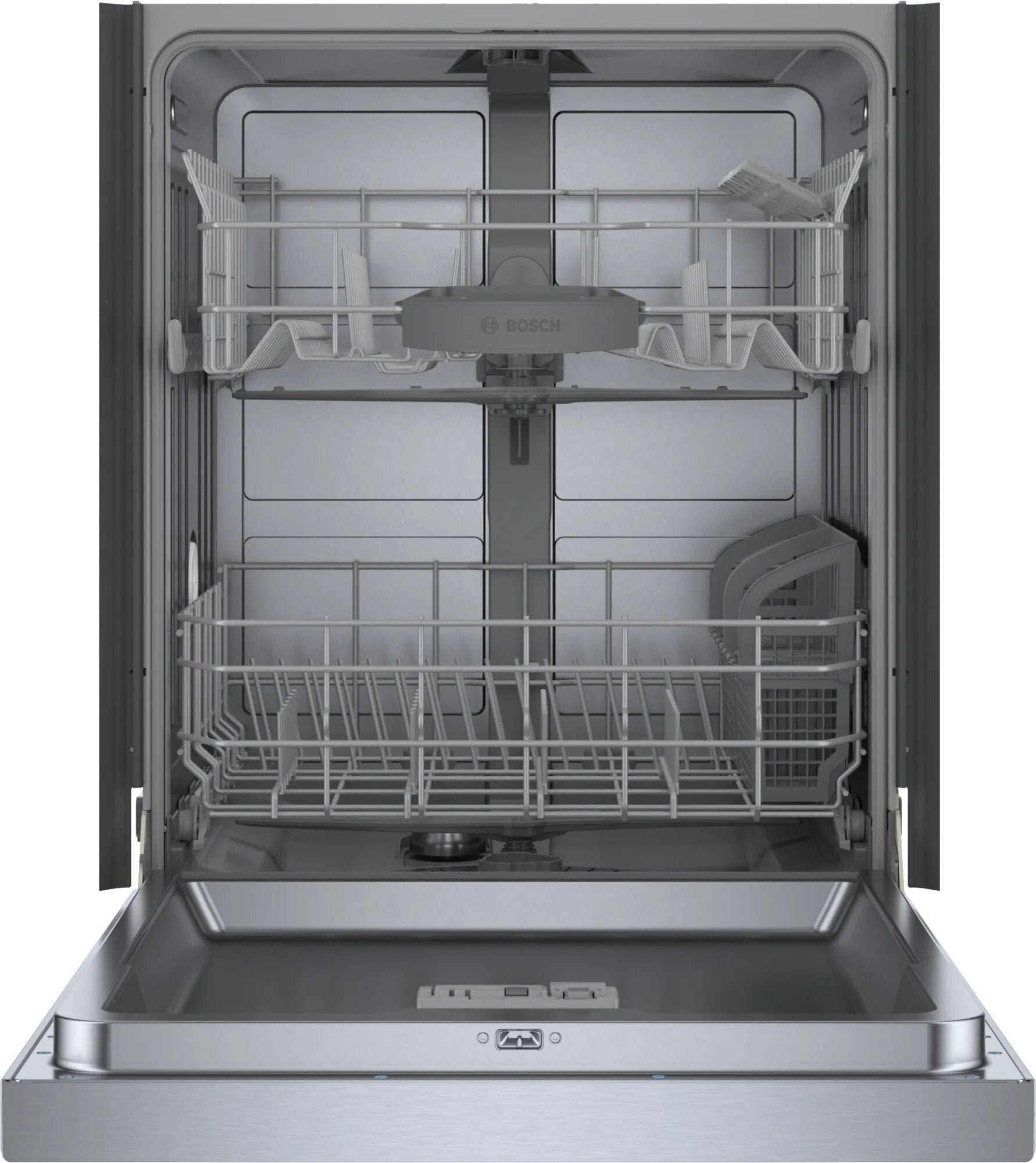 Bosch 50 dBA Built In Dishwasher in Stainless SHE3AEM5N