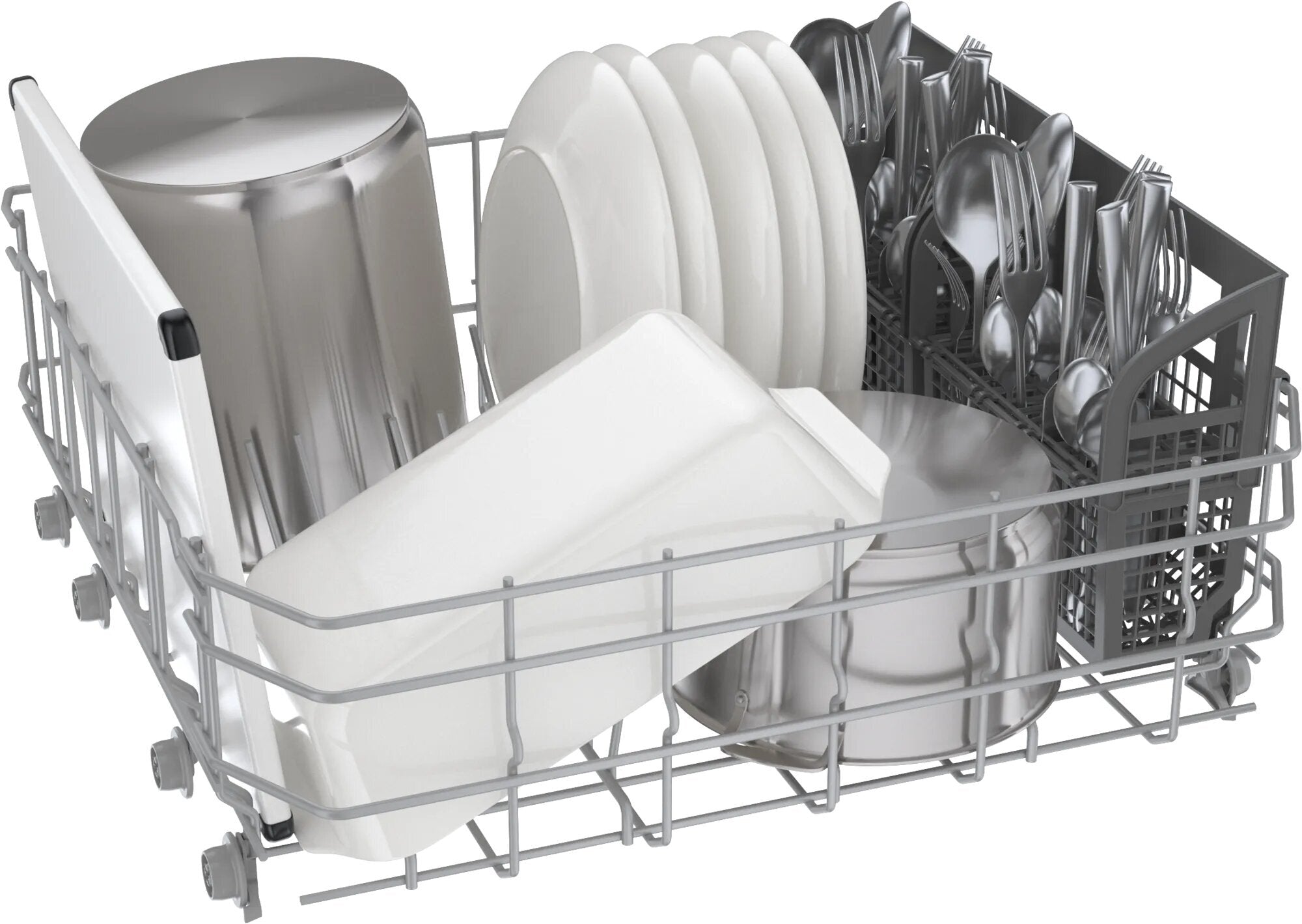 Bosch - 50 dBA Built In Dishwasher in Stainless - SHE3AEM5N