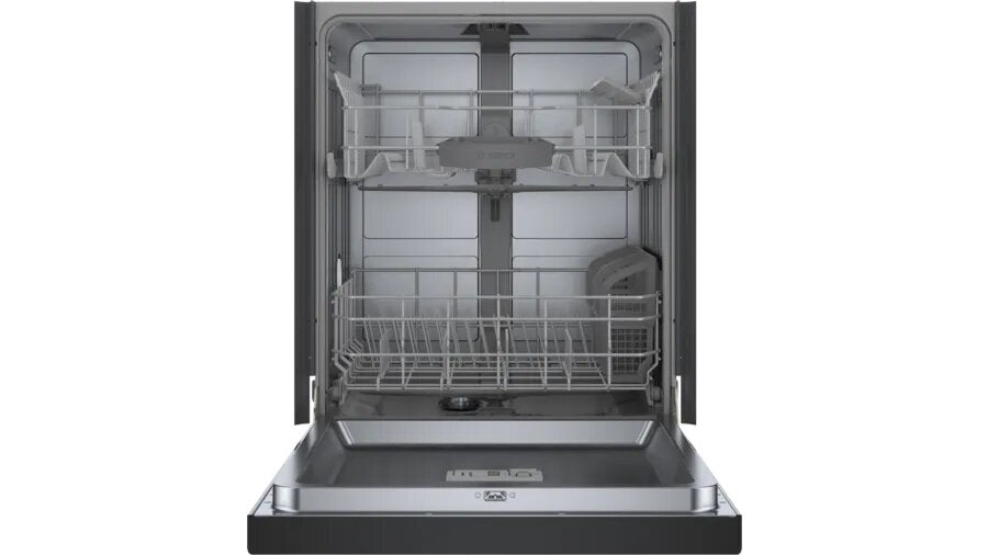 Bosch - 50 dBA Built In Dishwasher in Black - SHE3AEM6N