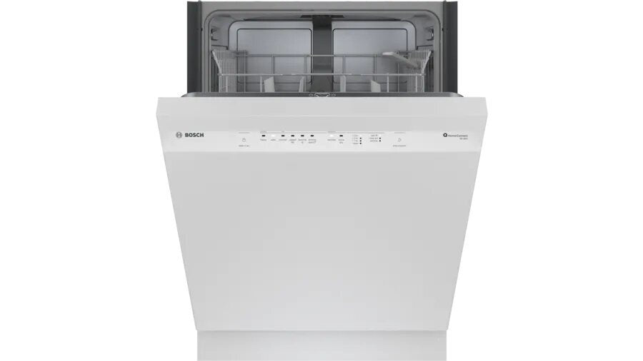 Bosch - 48 dBA Built In Dishwasher in White - SHE4AEM2N