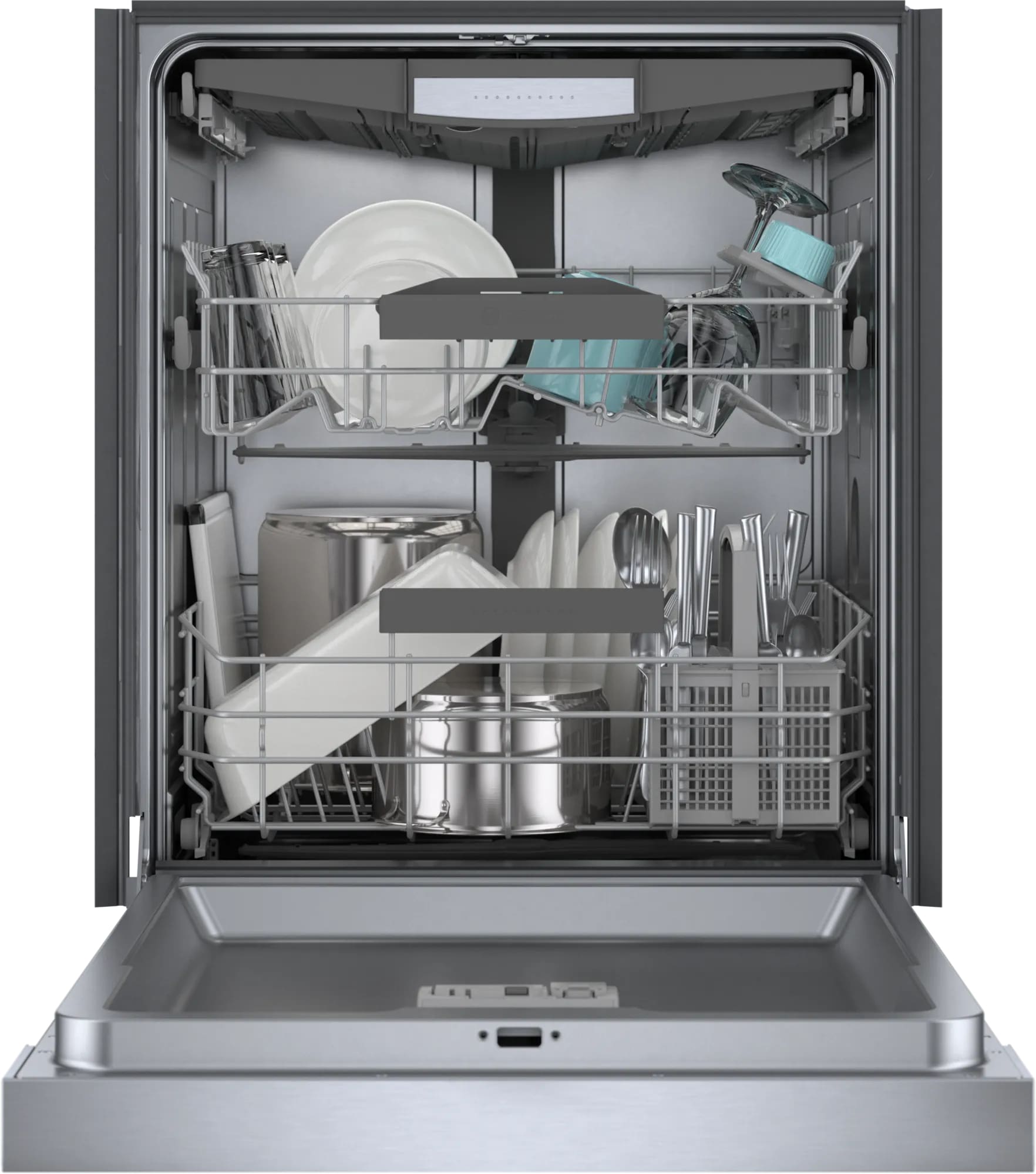 Bosch 46 dBA Built In Dishwasher in Stainless SHE53B75UC