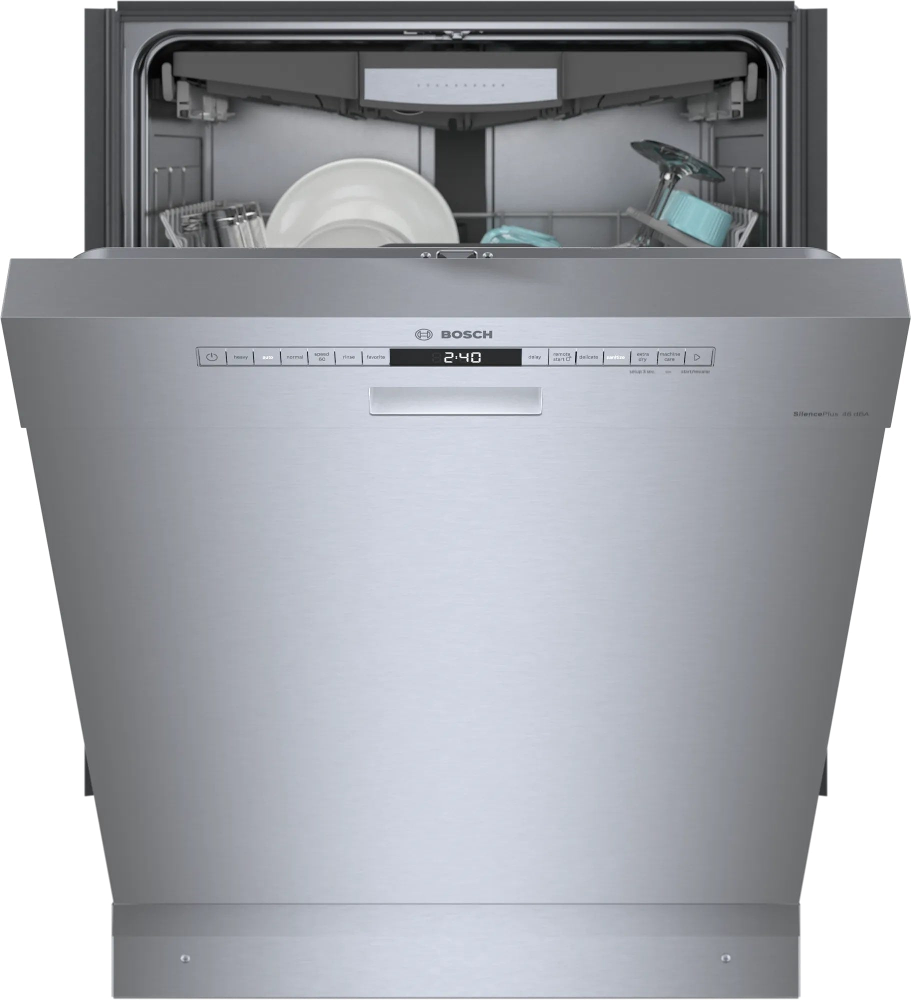 Bosch 46 dBA Built In Dishwasher in Stainless SHE53B75UC