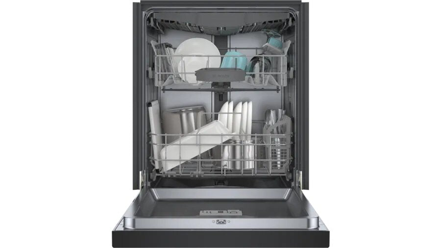 Bosch 46 dBA Built In Dishwasher in Black SHE53C86N