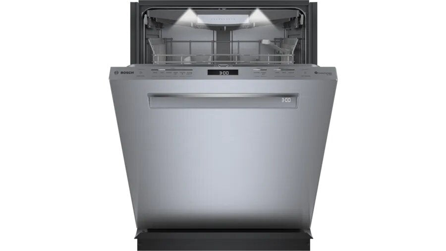 Bosch 38 dBA Built In Dishwasher in Stainless SHP9PCM5N