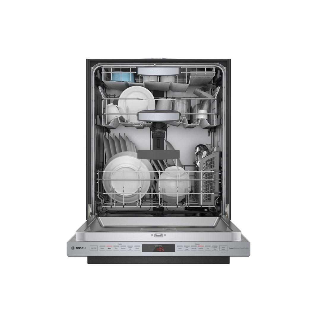 Bosch 40 dBA Built In Dishwasher in Stainless SHPM88Z75N