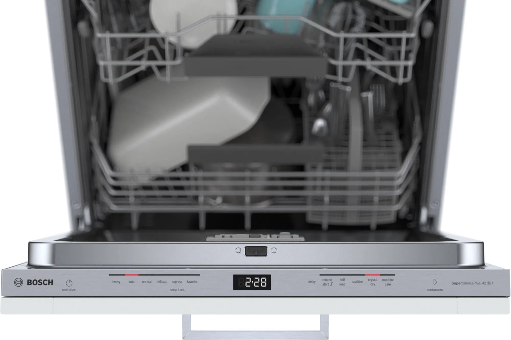 Bosch 42 dBA Built In Dishwasher in Panel Ready SHV78B73UC