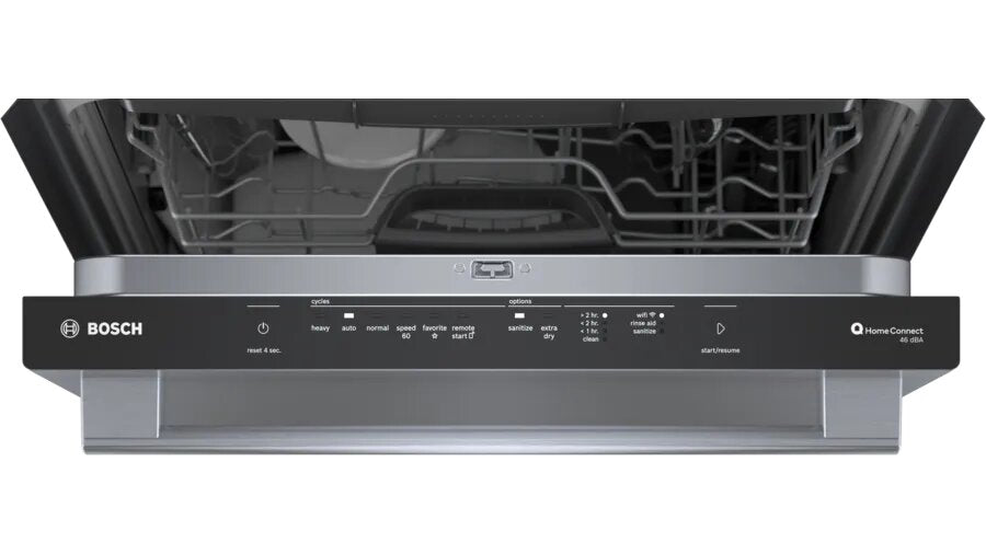 Bosch - 46 dBA Built In Dishwasher in Stainless - SHX5AEM5N