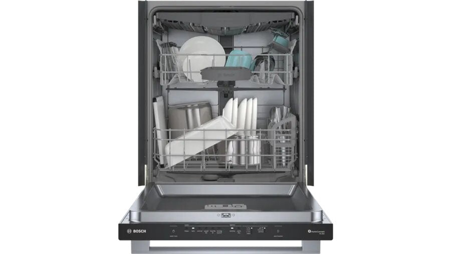 Bosch - 46 dBA Built In Dishwasher in Stainless - SHX5AEM5N