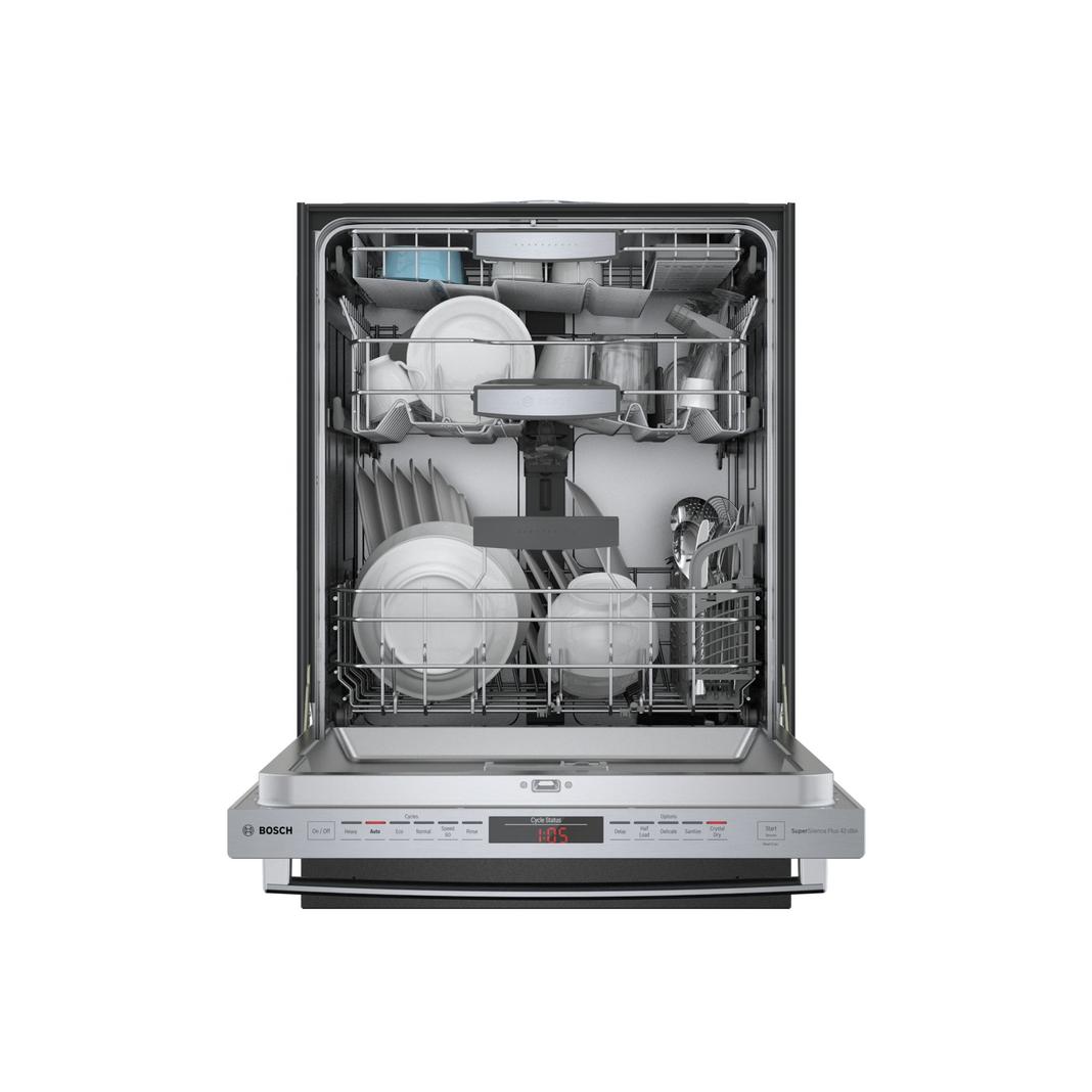 Bosch 40 dBA Built In Dishwasher in Stainless SHXM88Z75N