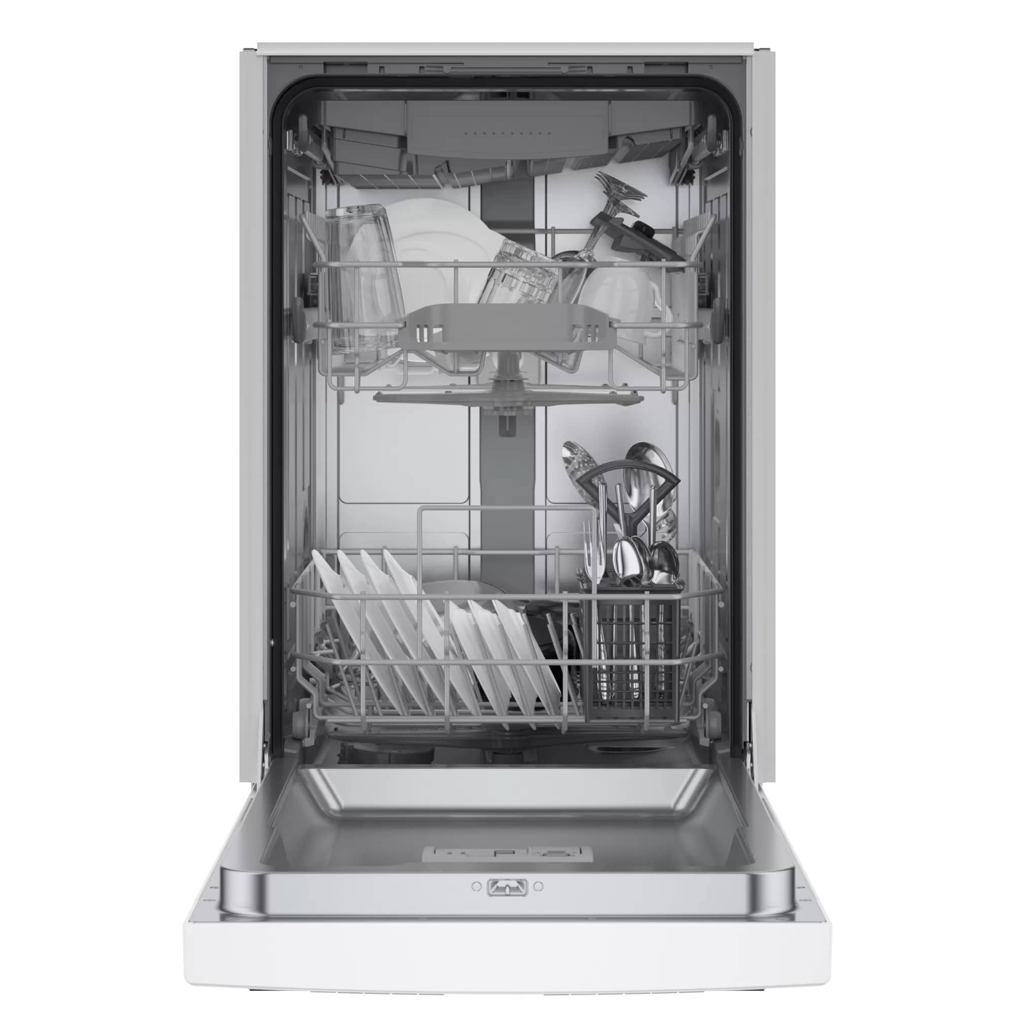 Bosch 46 dBA Compact Dishwasher in White SPE53B52UC