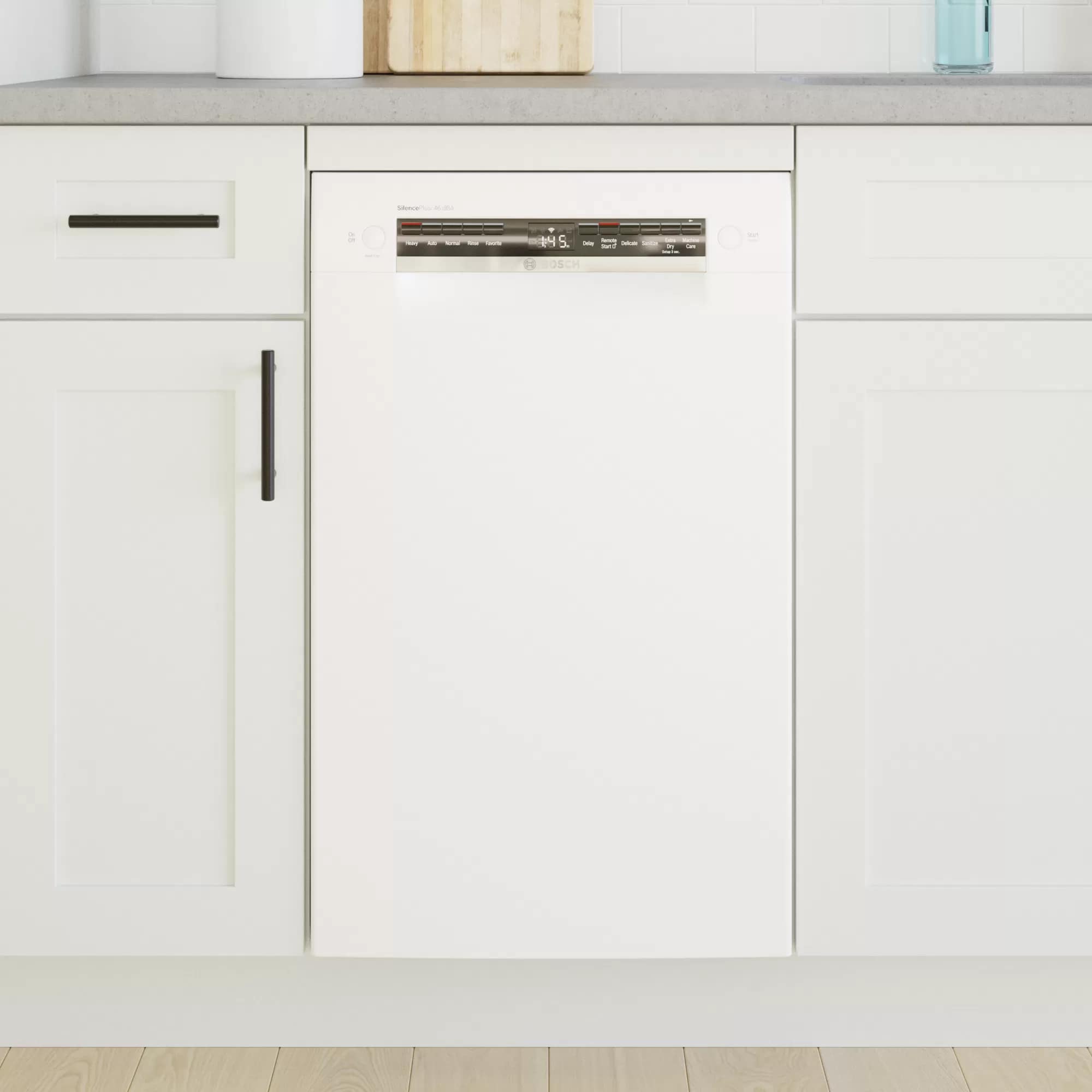 Bosch 46 dBA Compact Dishwasher in White SPE53B52UC