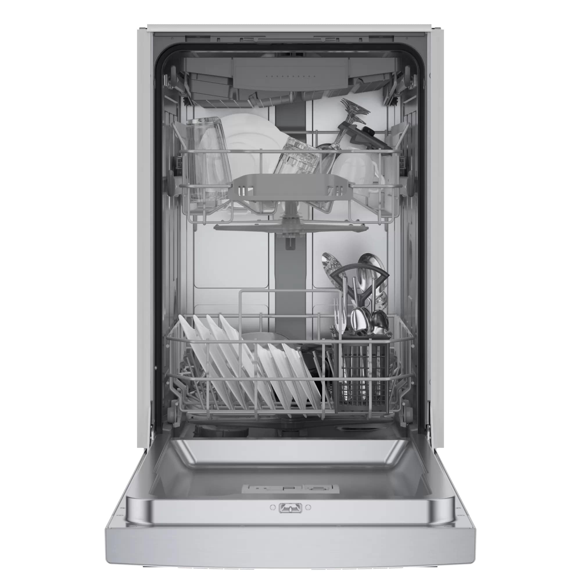 Bosch 46 dBA Compact Dishwasher in Stainless SPE53B55UC