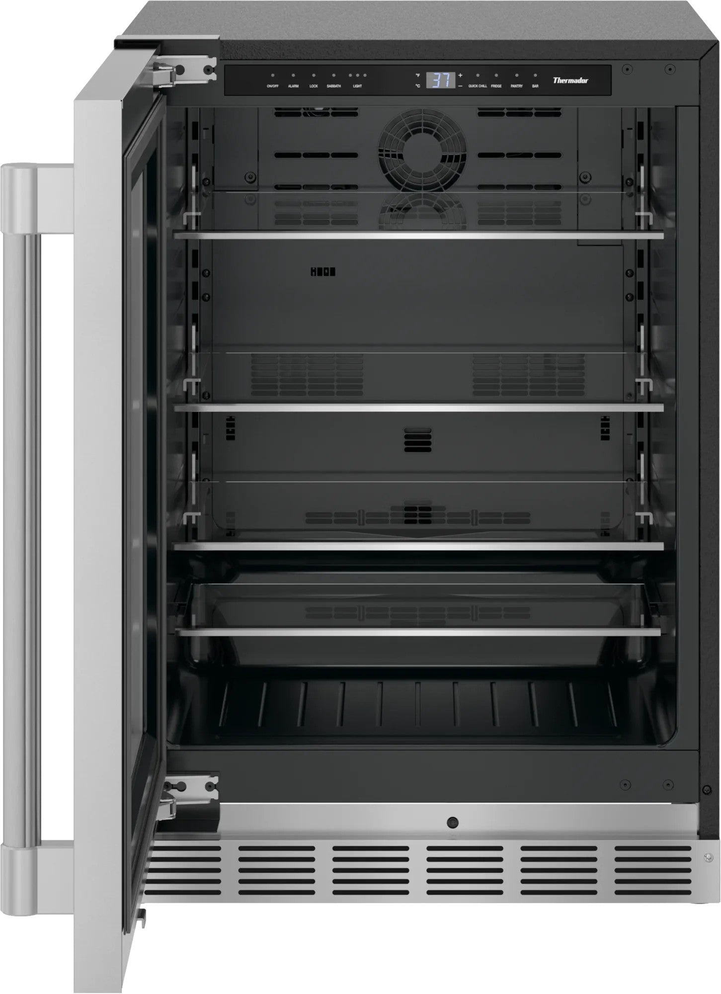 Thermador - 23.9 Inch 5.2 cu. ft Built In / Integrated Refrigerator in Stainless - T24UR925LS