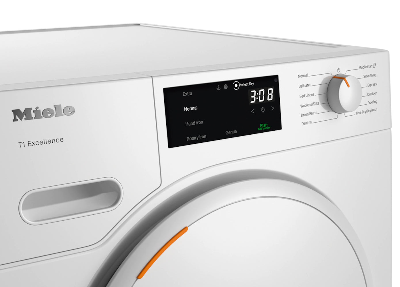 Miele - 4 cu. Ft  Electric Dryer in White - TXD160