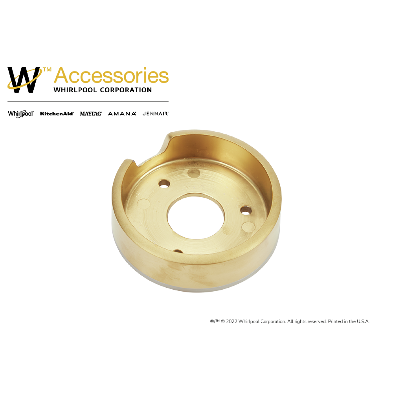 JennAir - Range Knob Bezel in Brass - W11323067