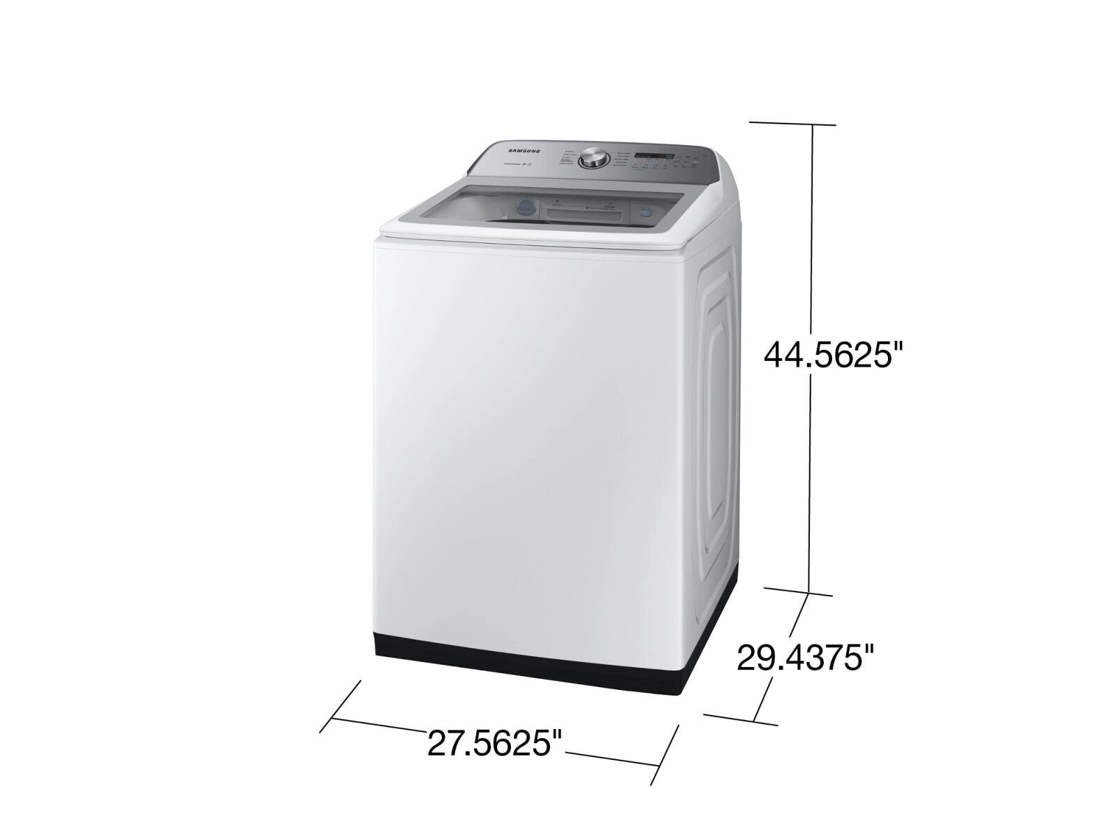 Samsung - 4.9 cu. Ft  Top Load Washer in White - WA49B5205AW