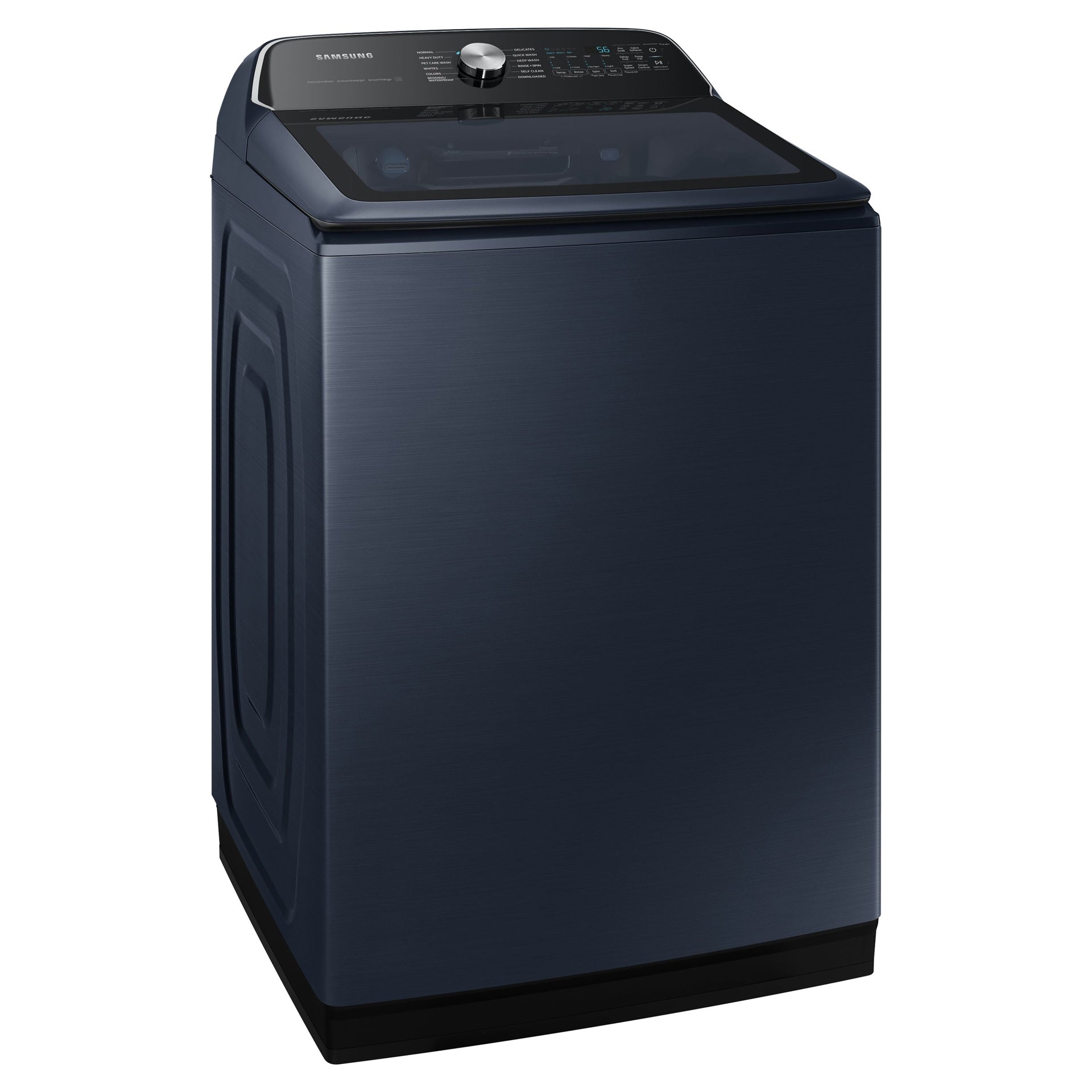 Samsung - 6.2 cu. Ft  Top Load Washer in Navy - WA54CG7105ADUS