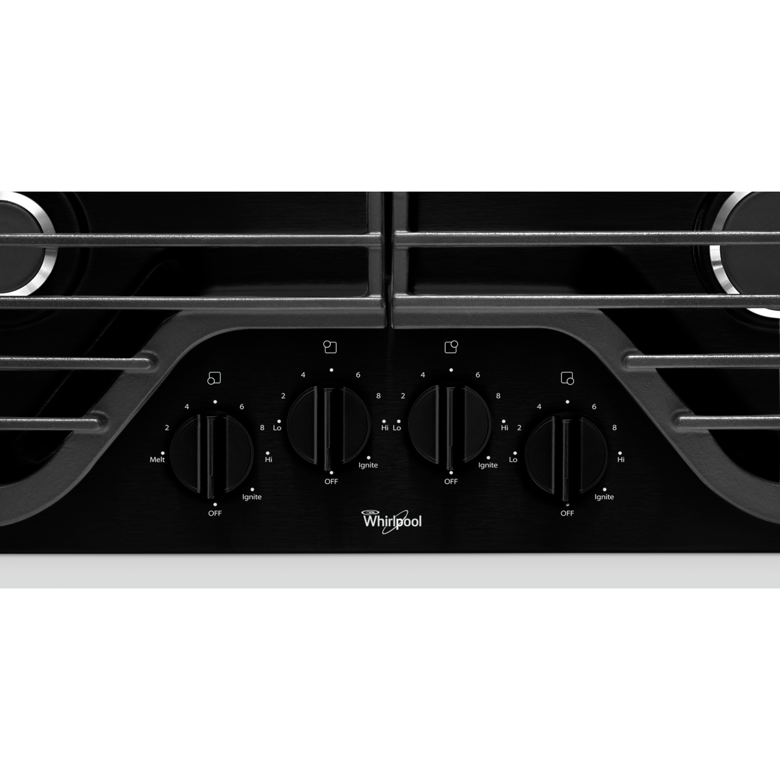 Whirlpool - 30 Inch Gas Cooktop in Stainless - WCG75US0DS