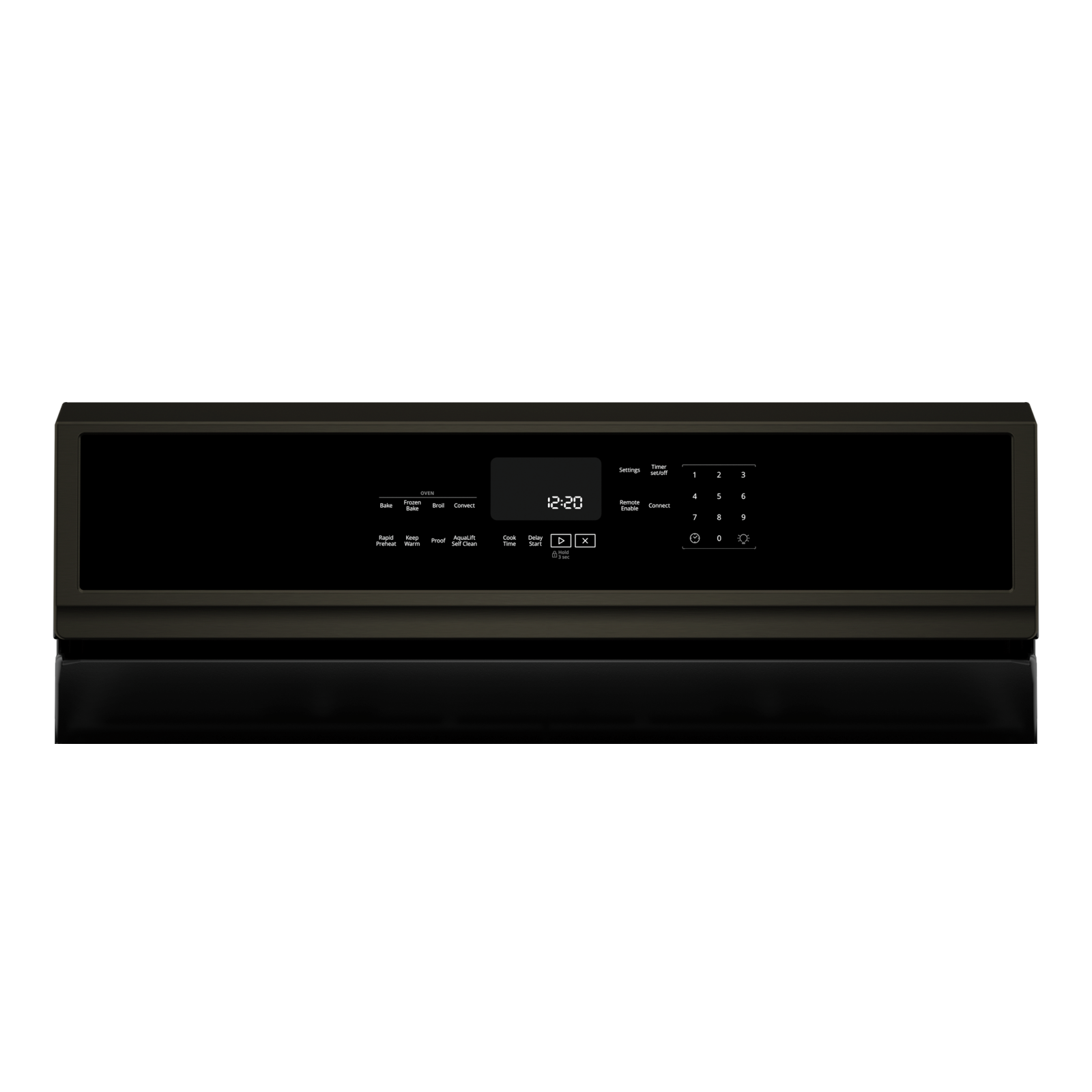 Whirlpool - 5.8 cu. ft  Gas Range in Black Stainless - WFG975H0HV