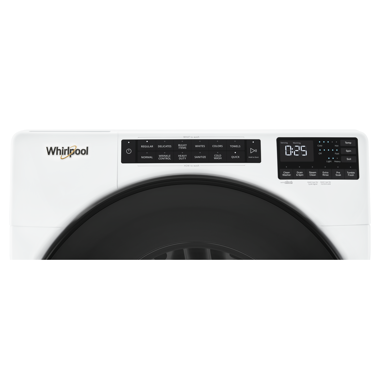 Whirlpool - 5.8 cu. Ft  Front Load Washer in White - WFW6605MW