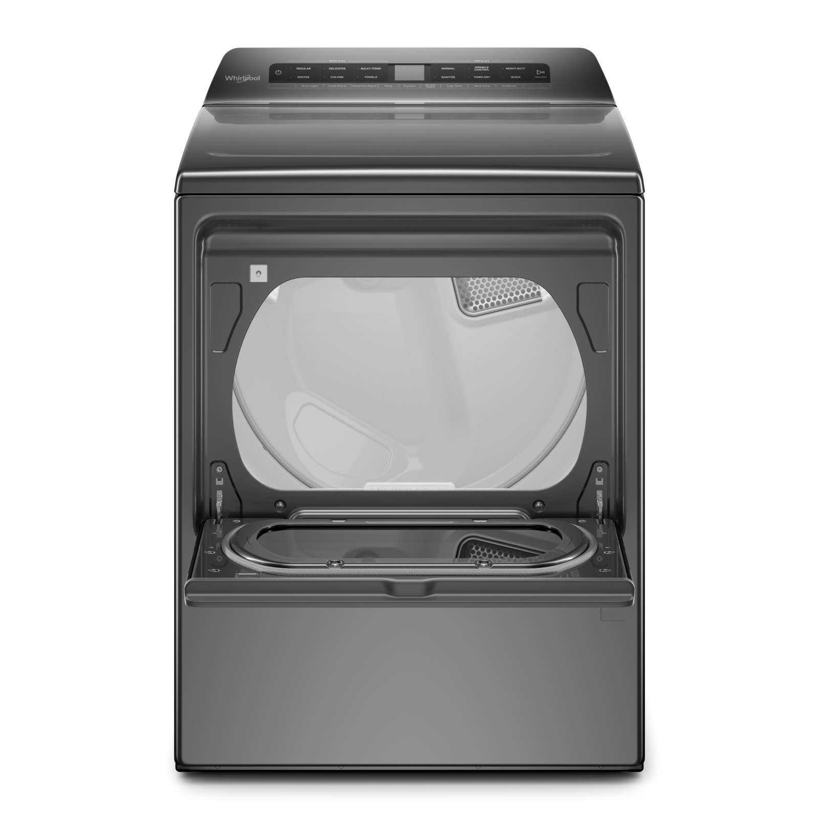 Grey whirlpool deals washer and dryer