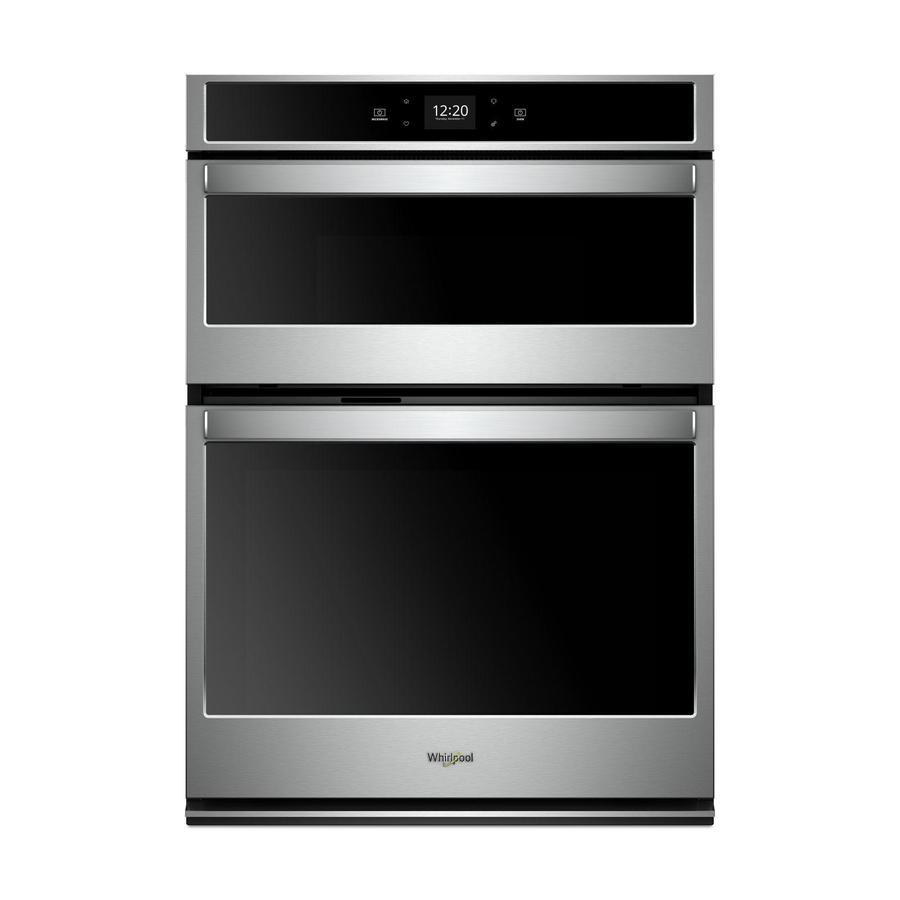 Whirlpool 57 Cu Ft Combination Wall Oven In Stainless Woc54ec7hs