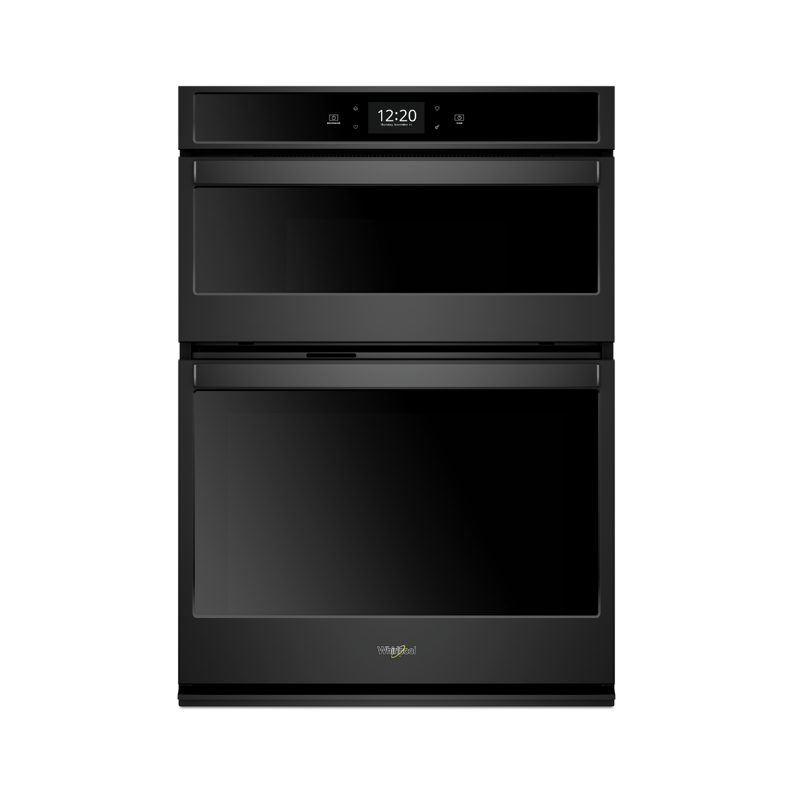 Whirlpool - 6.4 cu. ft Combination Wall Oven in Black - WOC75EC0HB