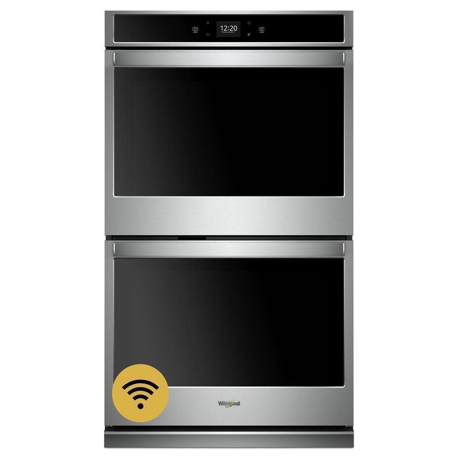 Whirlpool - 8.6 cu. ft Double Wall Oven in Stainless - WOD51EC7HS