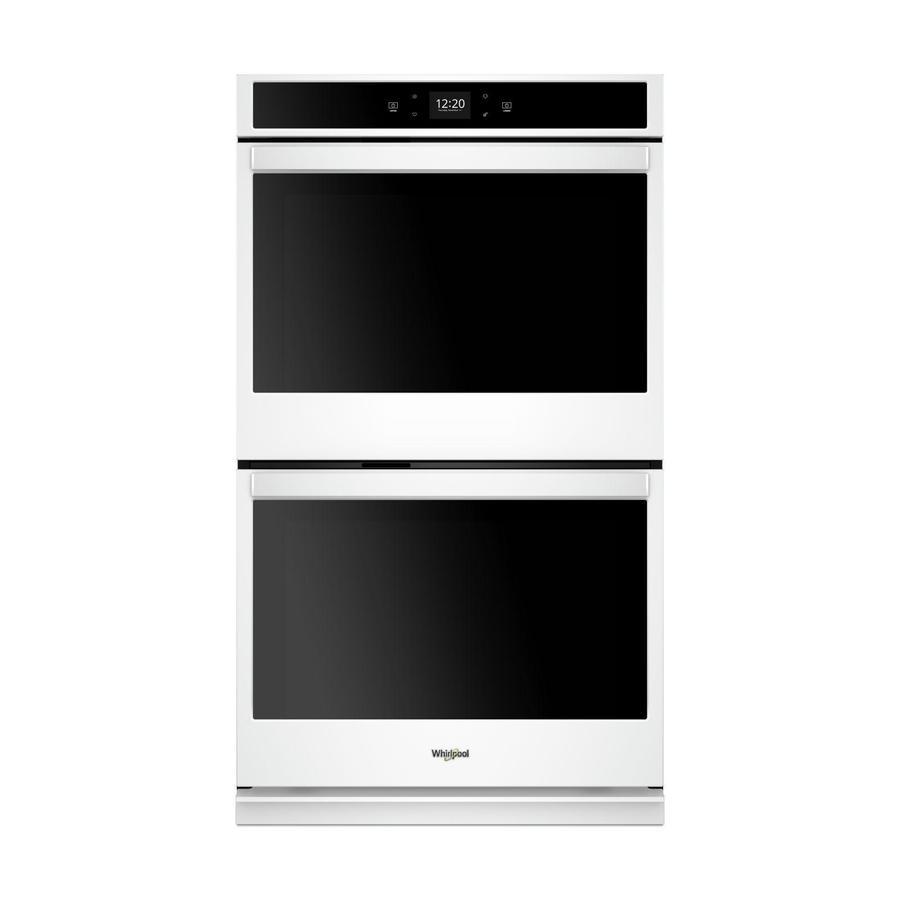 Whirlpool - 8.6 cu. ft Double Wall Oven in White - WOD51EC7HW