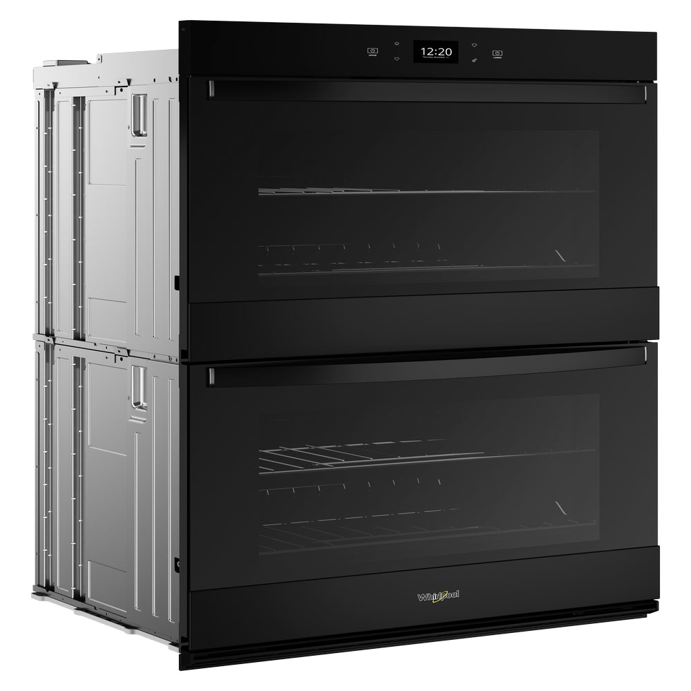 Whirlpool - 10 cu. ft Double Wall Oven in Black - WOED5030LB