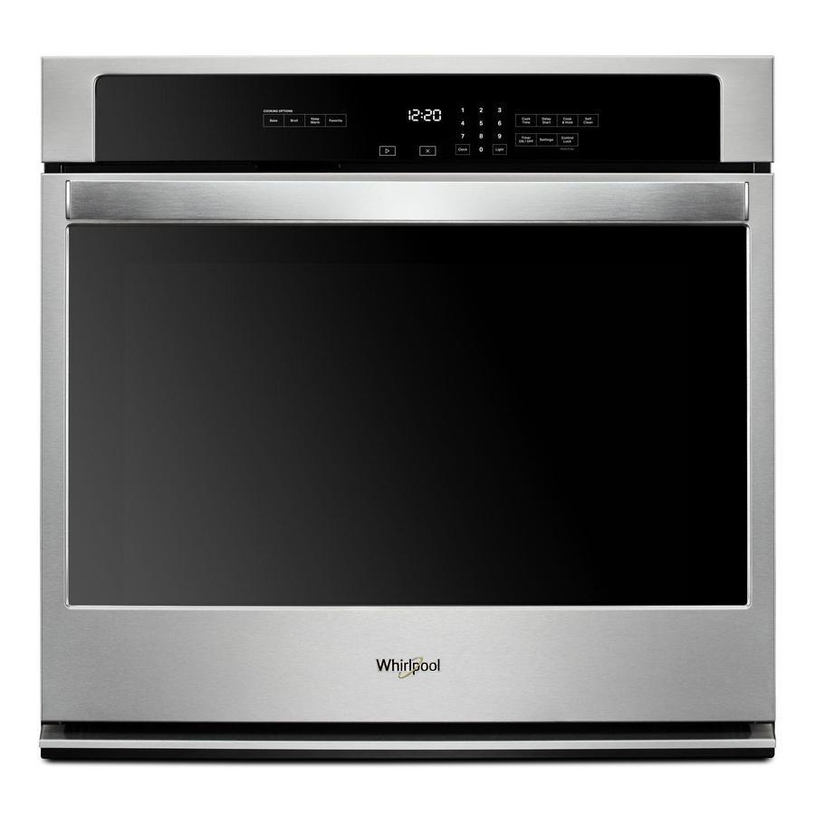 Whirlpool - 4.3 cu. ft Single Wall Oven in Stainless - WOS31ES7JS