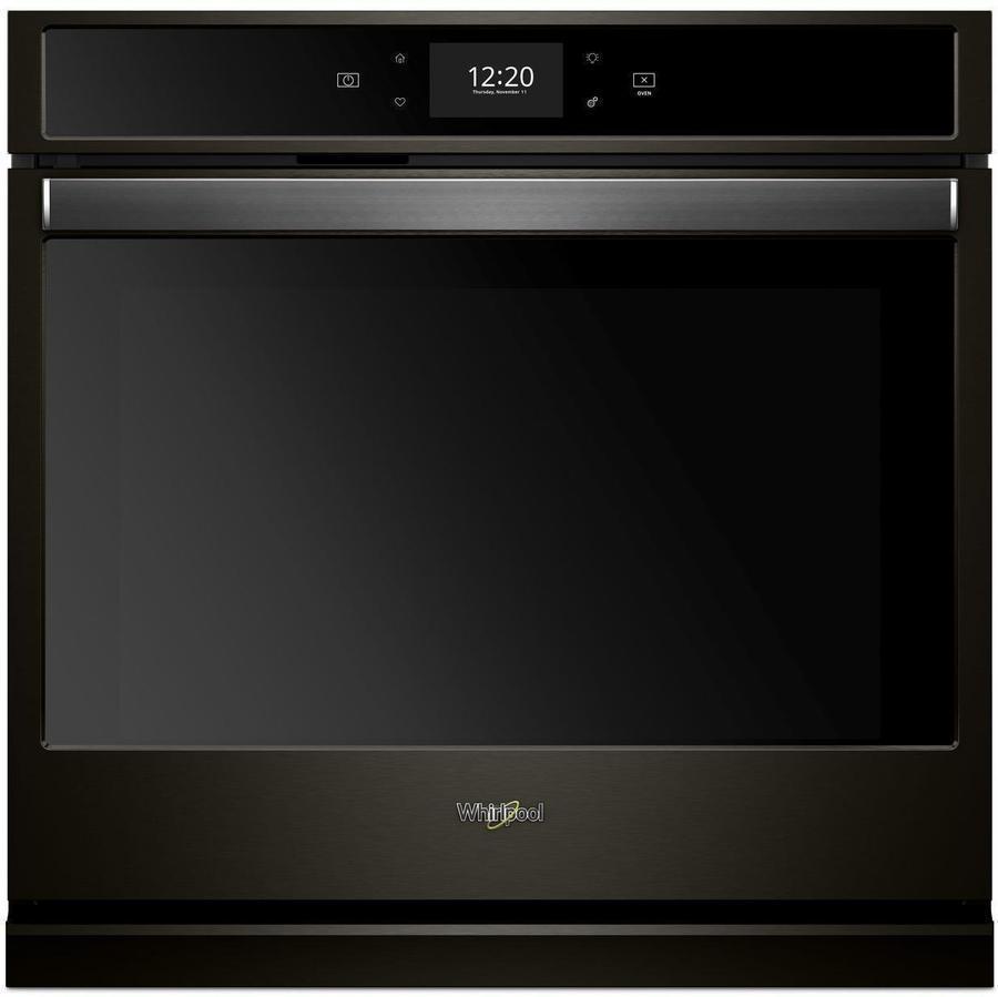 Whirlpool - 5.0 cu. ft Single Wall Oven in Black Stainless - WOS72EC0HV