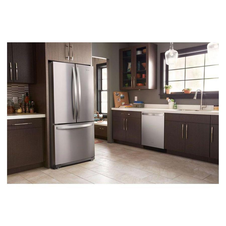 Whirlpool - 29.5 Inch 19.7 cu. ft French Doors Refrigerator in Stainless - WRF560SMHZ