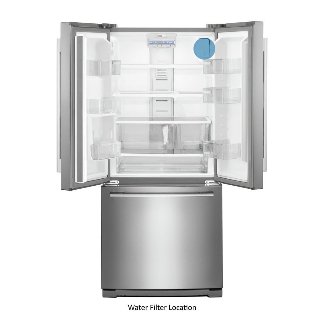 Whirlpool - 29.5 Inch 19.68 cu. ft French Door Refrigerator in Stainless - WRFA60SMHZ