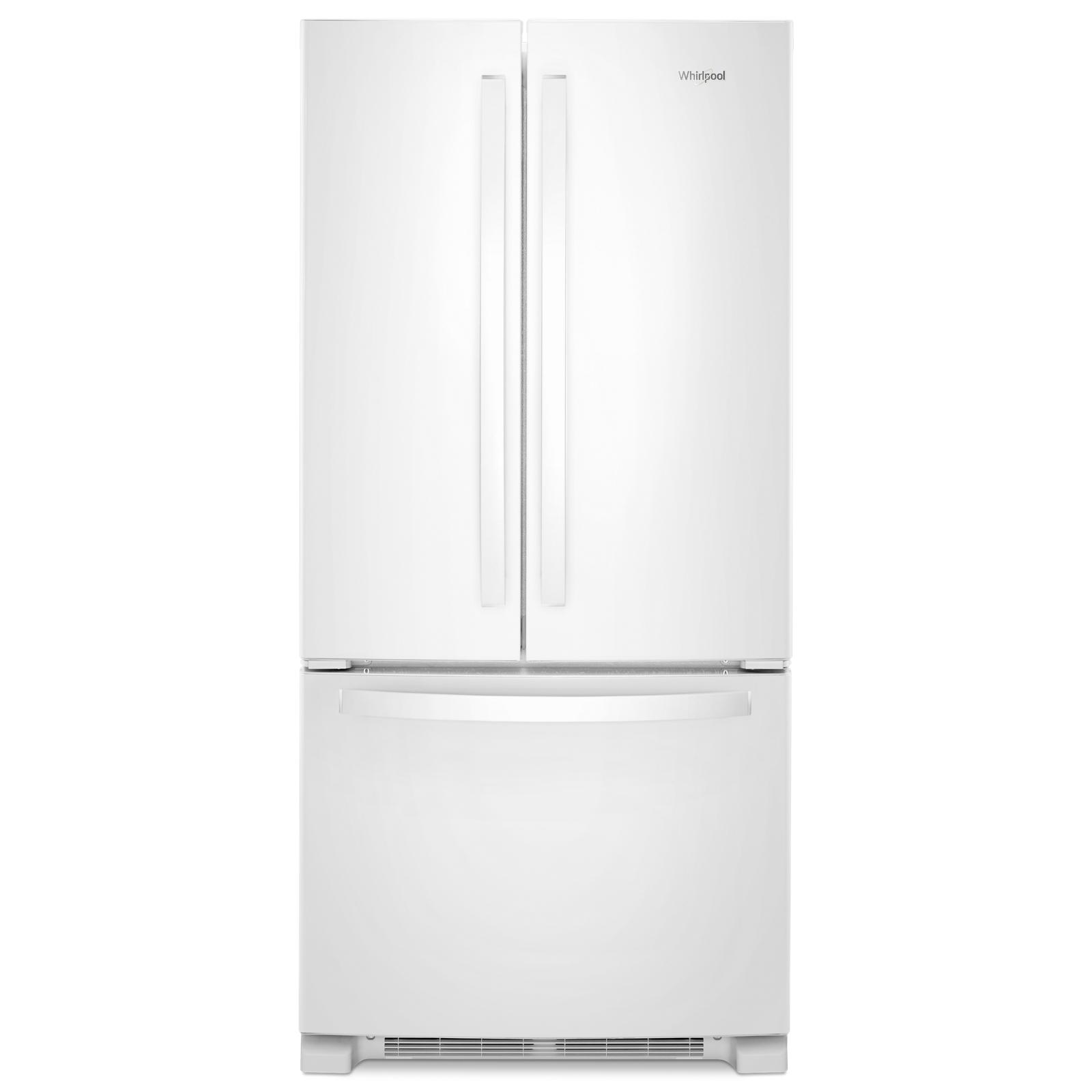 Whirlpool - 32.625 Inch 22.1 cu. ft French Door Refrigerator in White - WRFF5333PW