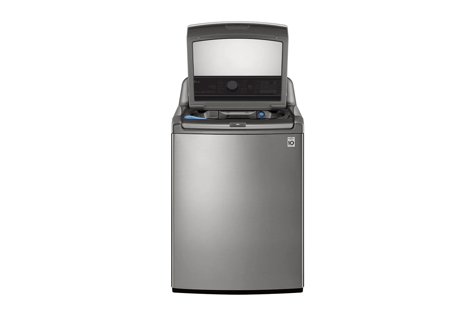 LG - 5.8 cu. Ft  Top Load Washer in Grey - WT7800HVA