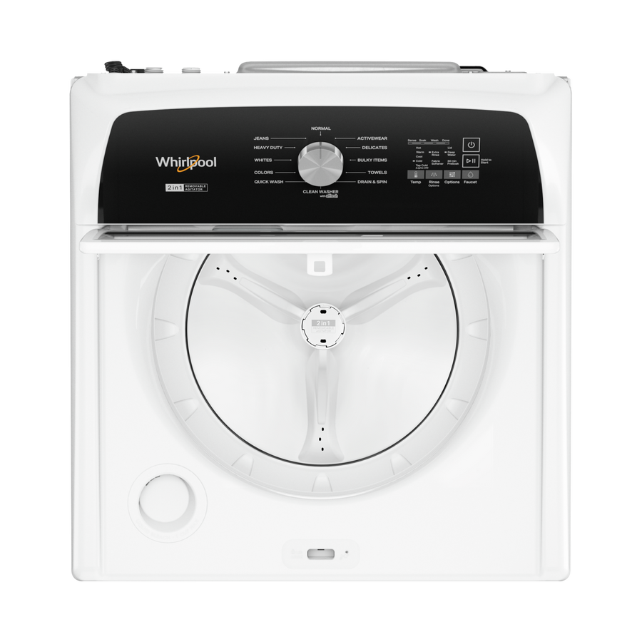 Whirlpool 5.4 cu. Ft Top Load Washer in White WTW5057LW