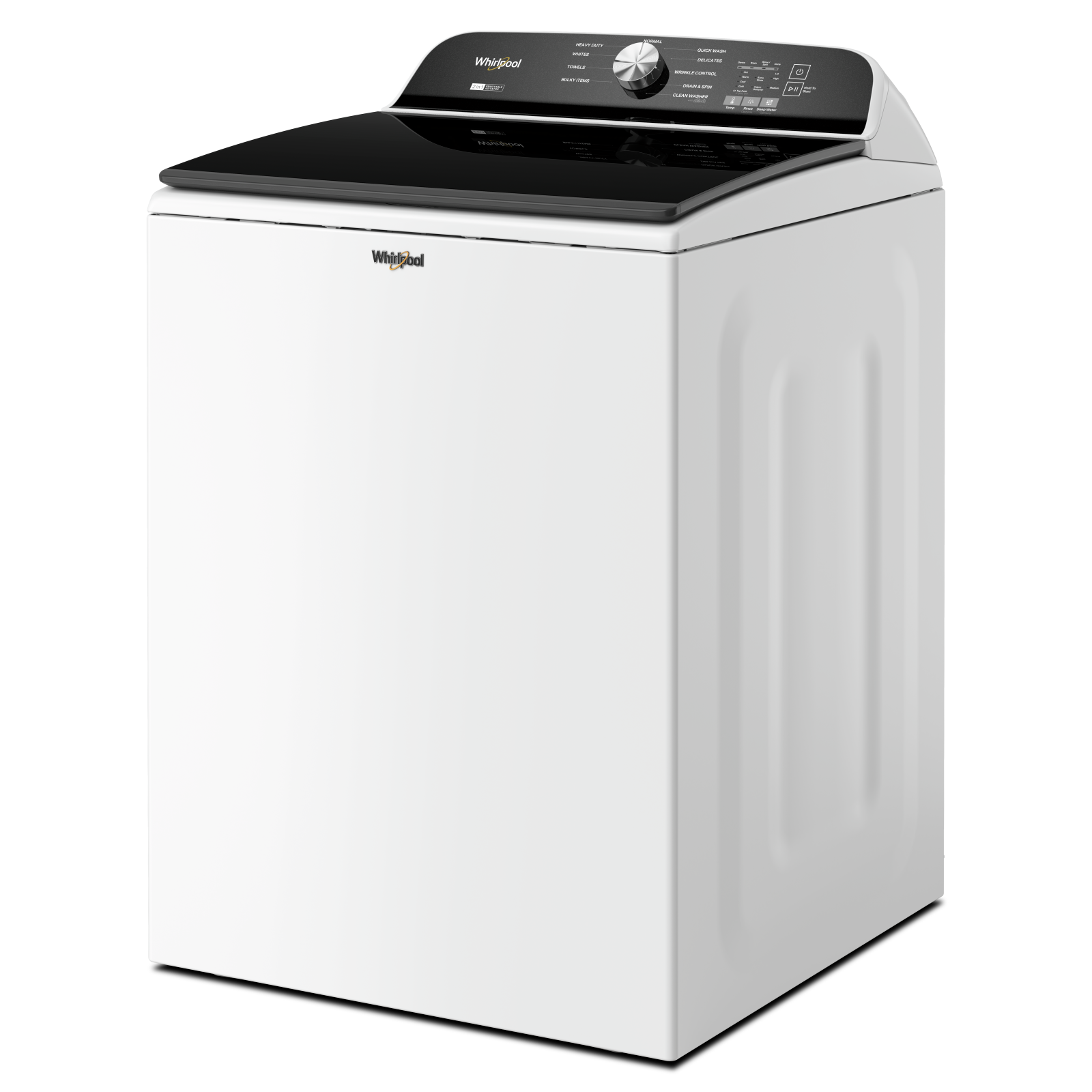 Whirlpool - 5.3 cu. Ft  Top Load Washer in White - WTW6157PW