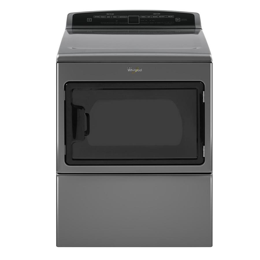 Whirlpool - 7.4 cu. Ft Electric Dryer in Silver - YWED7500GC