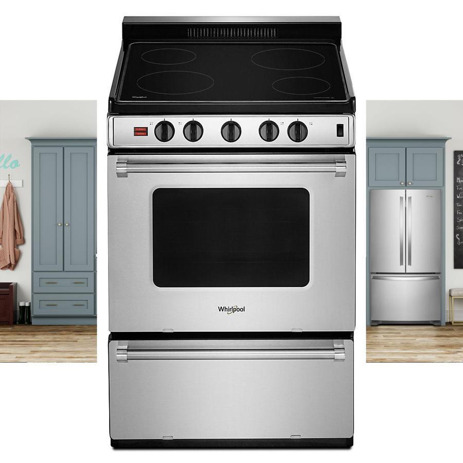 Whirlpool -  cu. ft  Electric Range in Stainless - YWFE50M4HS